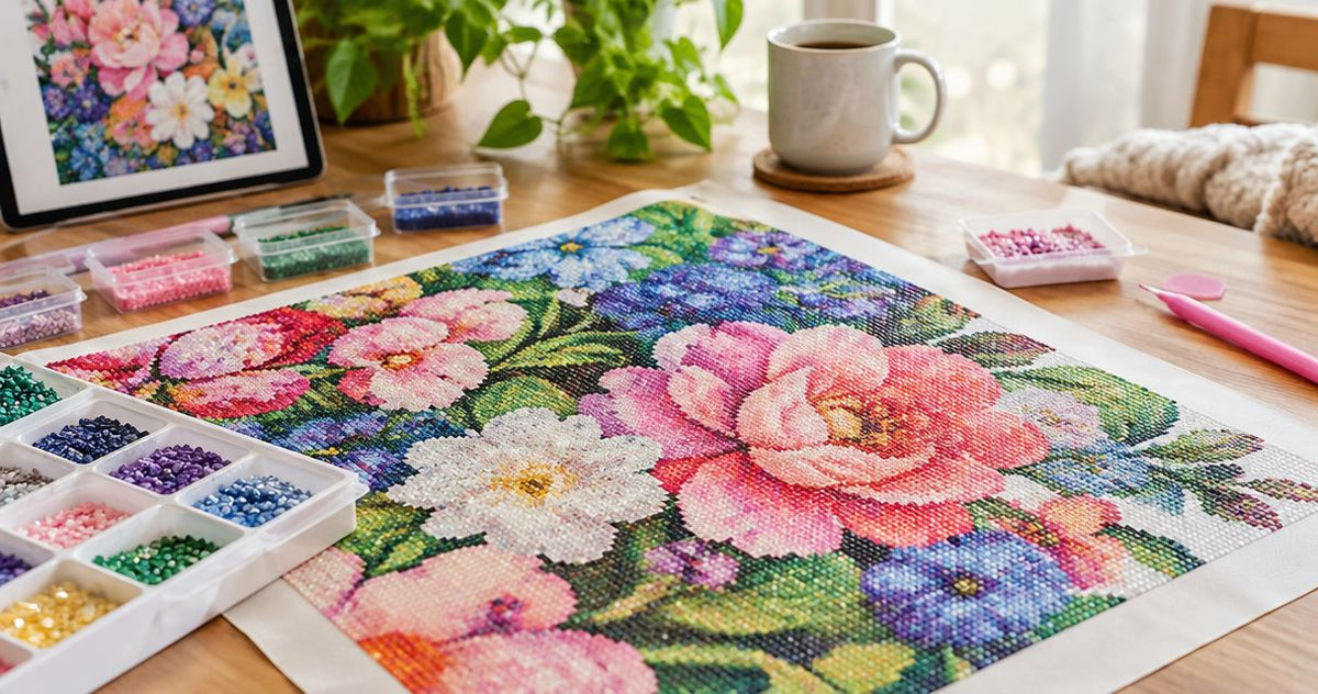 Best floral diamond painting kits in 2026