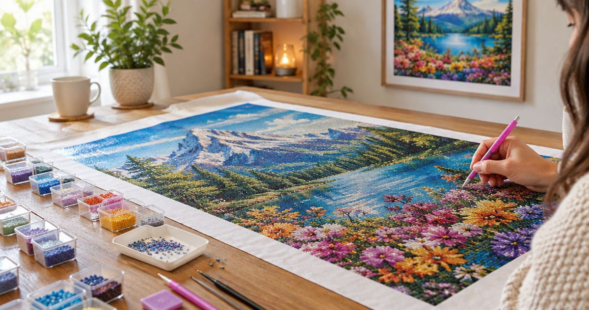 Best large diamond painting kits for wall art in 2026