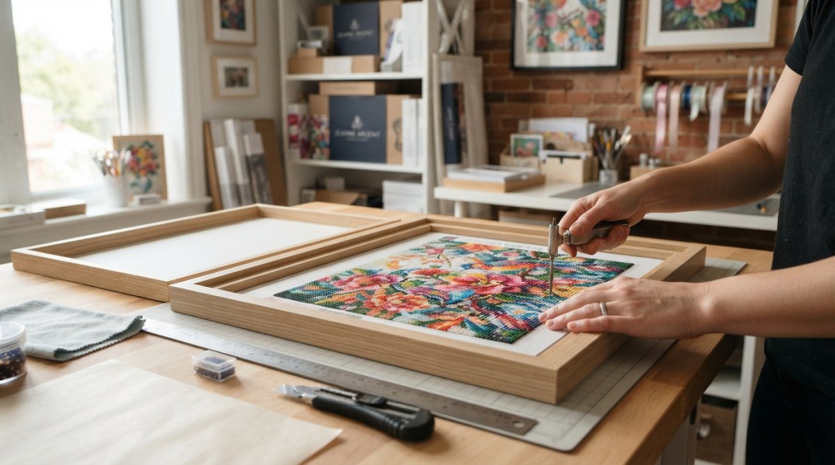 How to Frame Diamond Painting Artwork: A Step-by-Step Guide