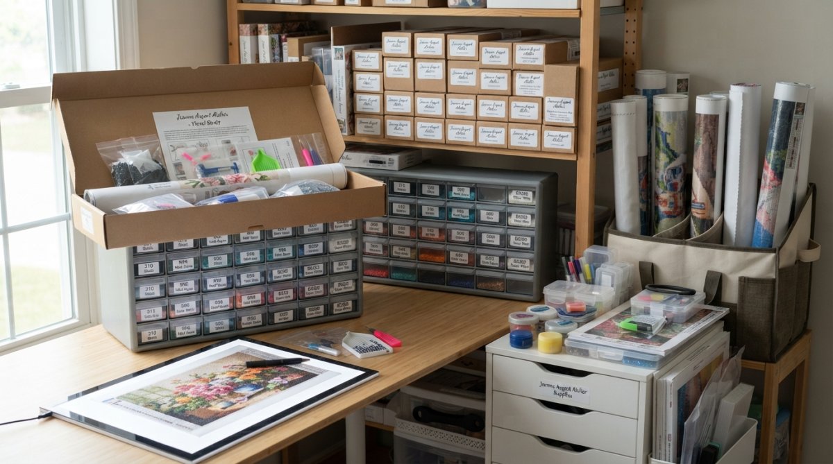 How to Store Diamond Painting Kits: A Complete Guide