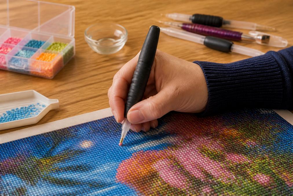 How to Use Ergonomic Diamond Painting Pens