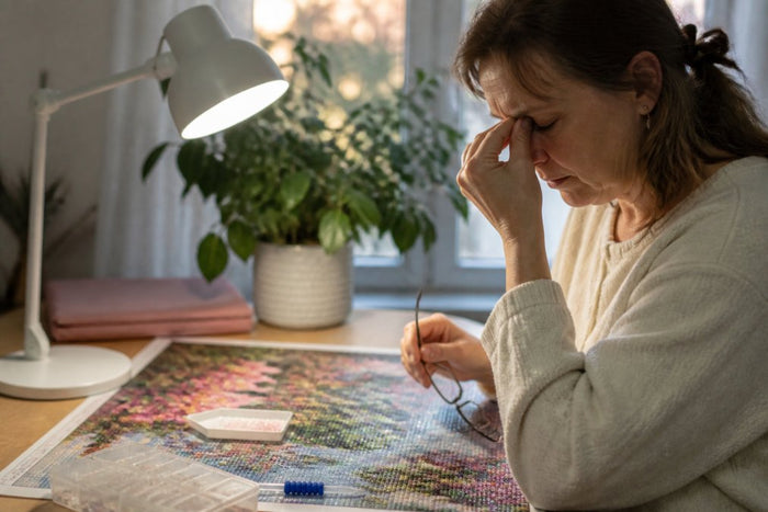 Avoiding Eye Strain Diamond Painting: A Complete Guide