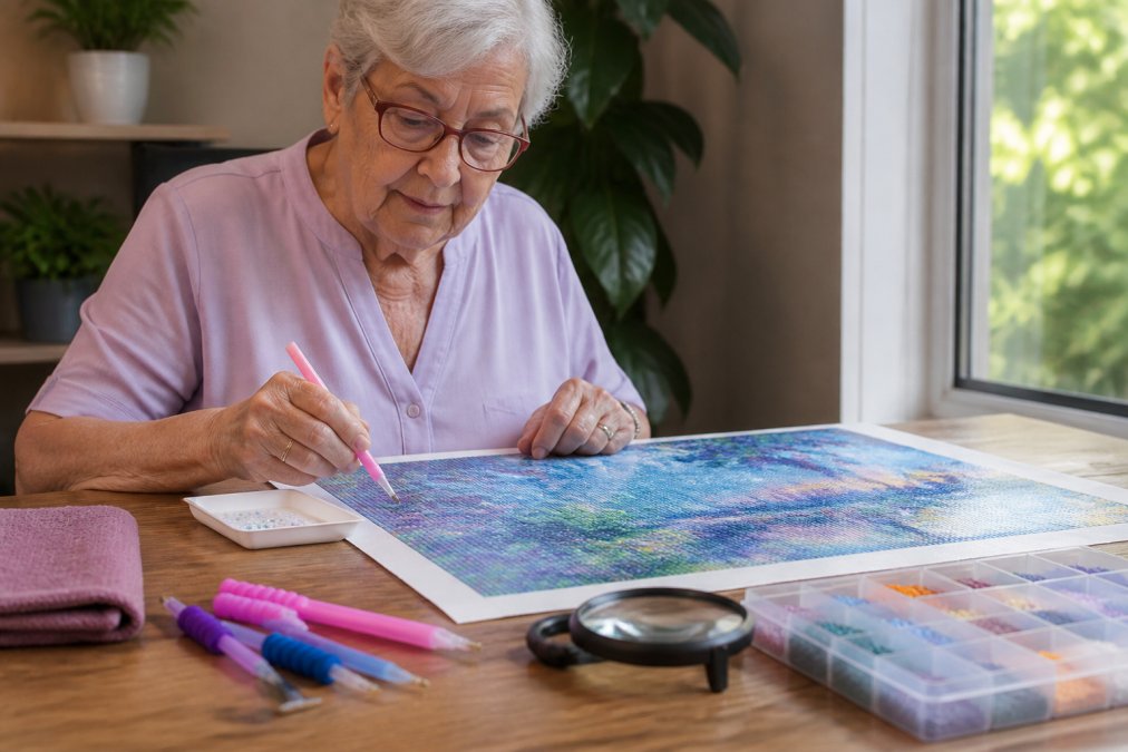 Diamond Painting Tools for Seniors: A Comfort Guide