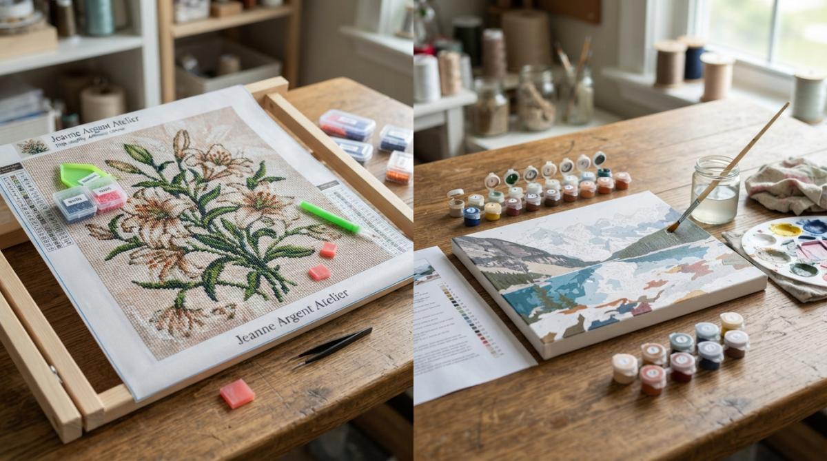 Diamond Painting vs Paint by Numbers: Which Craft Fits You?