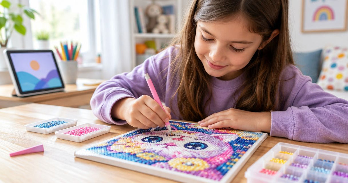 Best diamond painting kits for kids in 2026