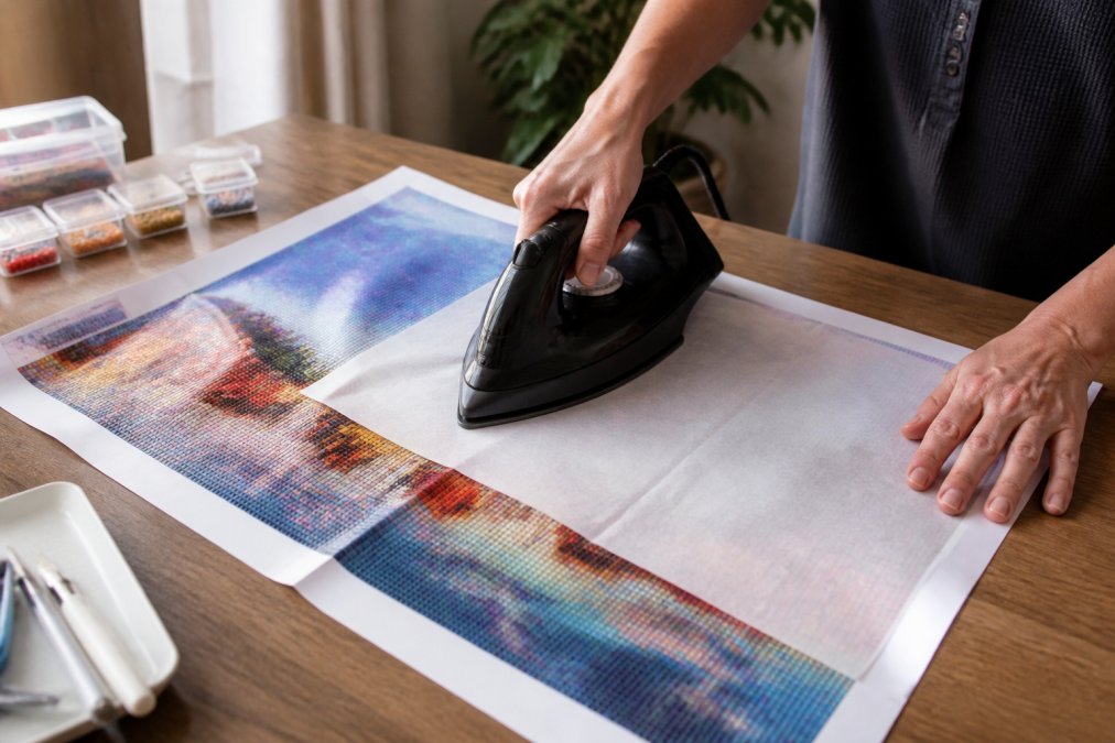 How to Fix Creased Diamond Painting Canvas