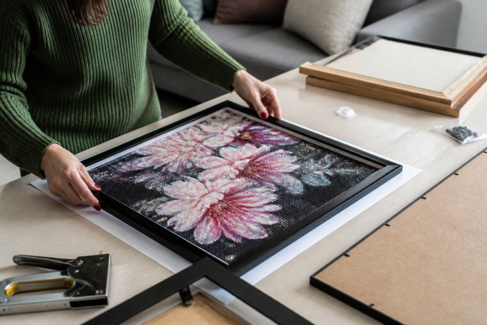 How to Frame a Finished Diamond Painting: Step-by-Step