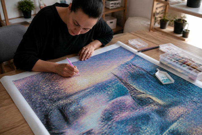 How to Start a Large Diamond Painting Project