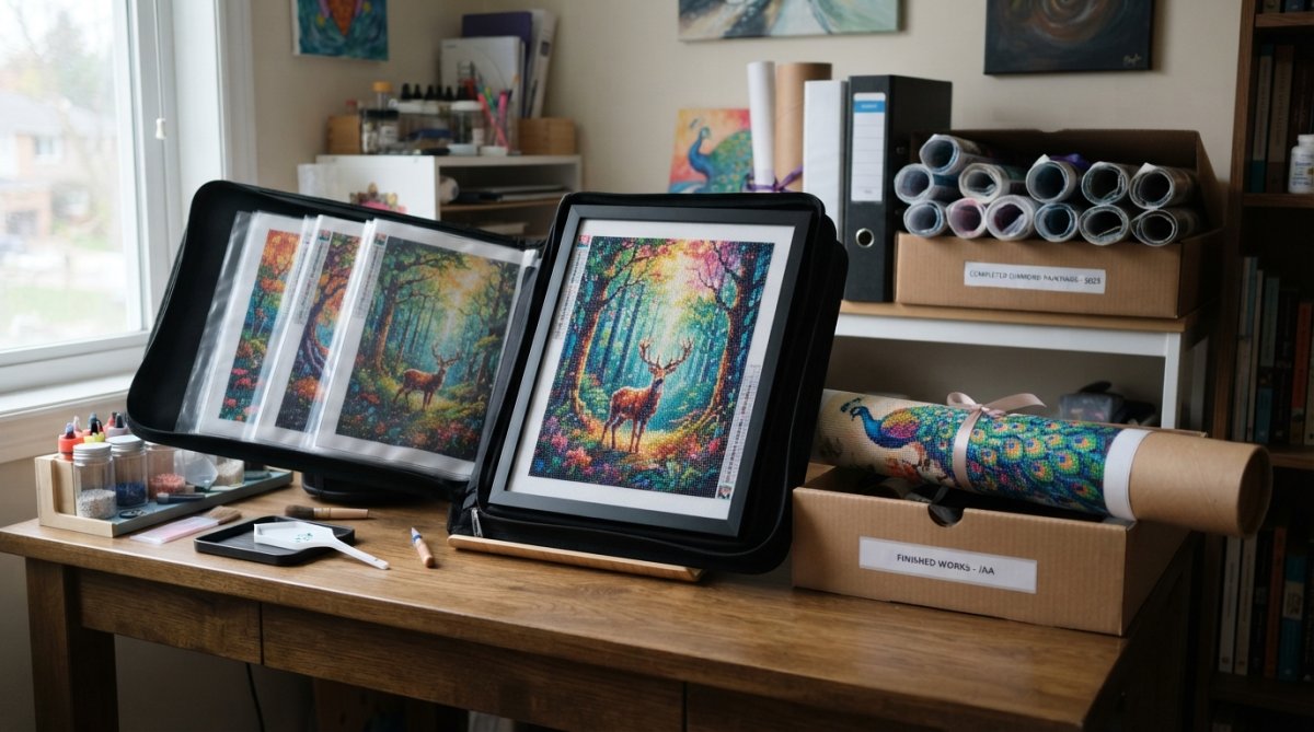 How to Store Finished Diamond Paintings: A Complete Guide