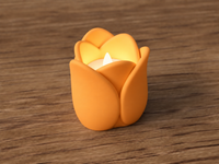 Tulip Votive Candle Holder — Matte PLA, Three Colorways – image 2