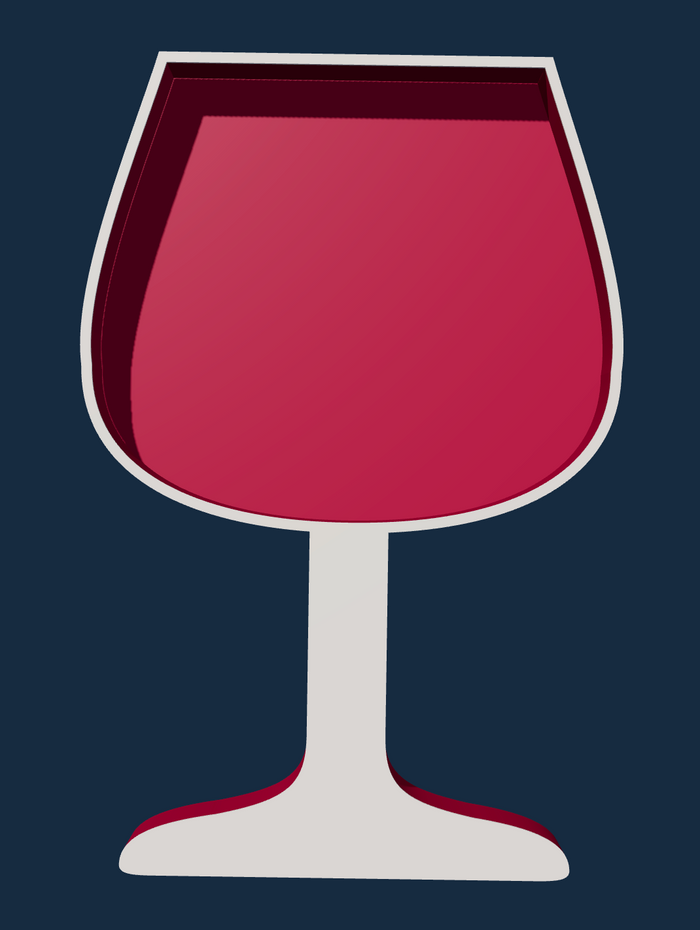Personalized Wine Glass Gift Tray
