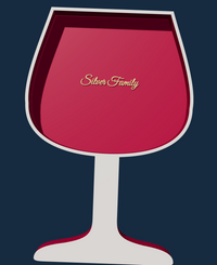 Personalized Wine Glass Gift Tray – image 2
